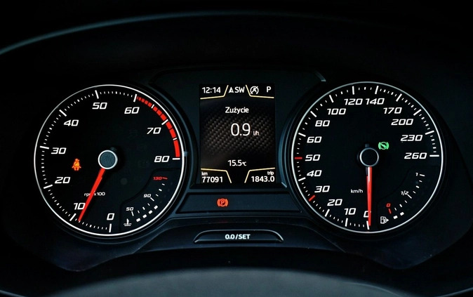 Seat Leon cena 75900 przebieg: 77100, rok produkcji 2017 z Góra małe 254